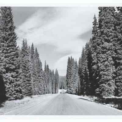 Photograph of the Willamette Highway, Central Oregon, circa 1969