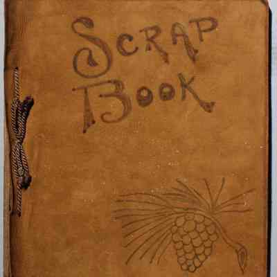 Scrapbook created by Edith Laxton on the Neighbors of Woodcraft, fraternal organization, 1950-55