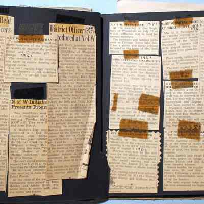 Page 4 and 5 uncovered newspaper clipping