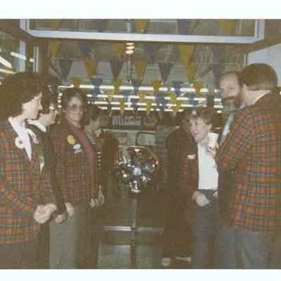 Photograph of the business opening of Napa Auto Parts, Springfield, circa 1980-1990