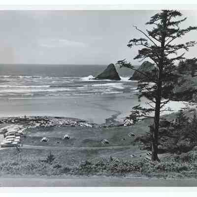 Photograph of the recreation area at Devil's Elbow, north of Florence, Oregon, circa 1969