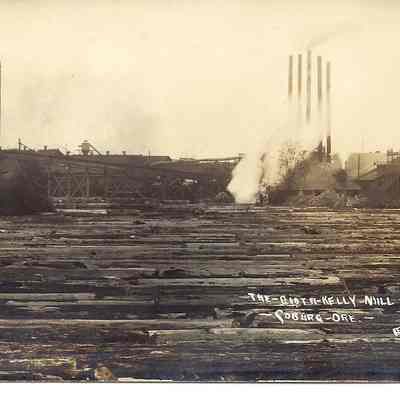 Photograph of Booth-Kelly Mill, Coburg, Oregon, Circa 1901
