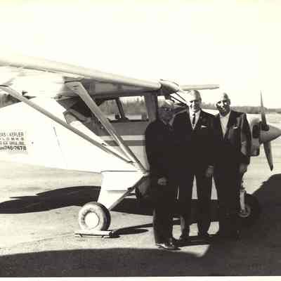 Photograph of Washington Ritual Judges Bos Adkison, Fred Terry, and B.J. Rogers, Springfield, Oregon, 1964