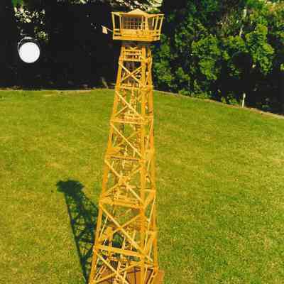 Photograph of Mt. Nebo Lookout replica, circa 1989