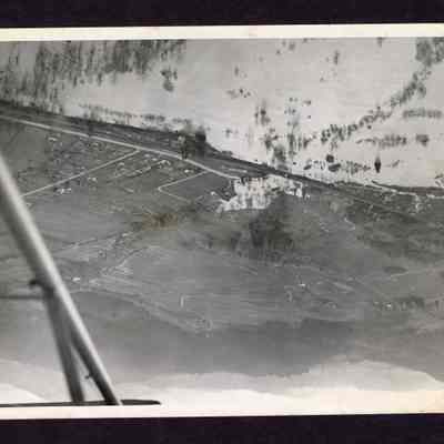 Ariel Photograph of Flood area, Eugene/Springfield, Oregon, Undated