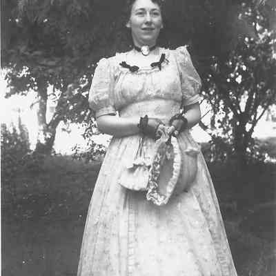 Elwina Meacham in pageant costume.
