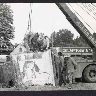 Photograph, Foundation Removal of Arch, Glenwood, Oregon, Undated