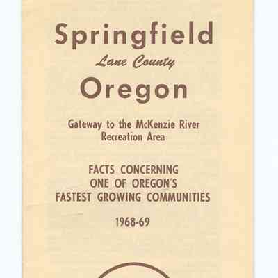 Informational brochure about Springfield, 1968-1969