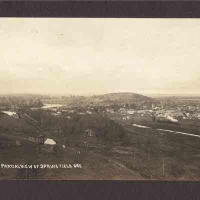 Aerial Photograph of Springfield, Oregon, undated