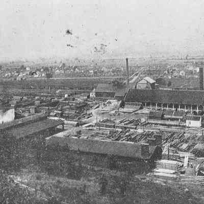 Photograph of Booth-Kelly Mill, Springfield, Oregon, 1906