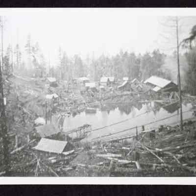 Photograph of Booth-Kelly Mill, Saginaw, Oregon, 1900
