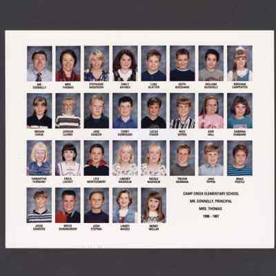 Photograph, Camp Creek Elementary, 1996-1997.