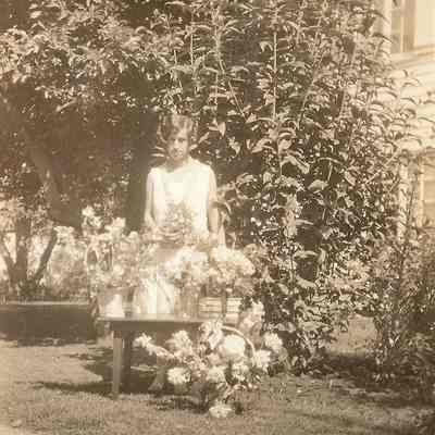 Photograph of Mildred Vitus on Graduation Day, June 3rd, 1927