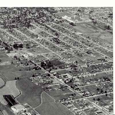 Ariel Photograph of Springfield, Oregon, 1947