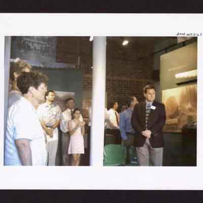 Photograph of Springfield Museum's "Working in the Woods" Exhibit, Springfield, Oregon, 2000