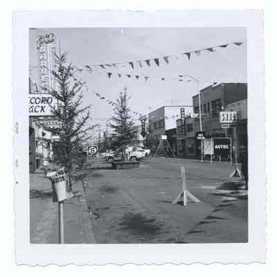 Photograph of 'Shoppers Paradise' sponsored by the Chamber of Commerce, Main Street, Springfield, 1957