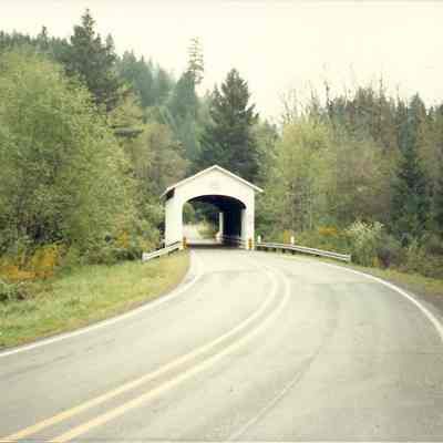 Photograph of Wendling Bridge at Mill Creek, Oregon