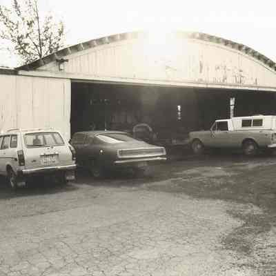 Photograph of Hangar at Springfield Airport, Springfield, OR, Date Unknown