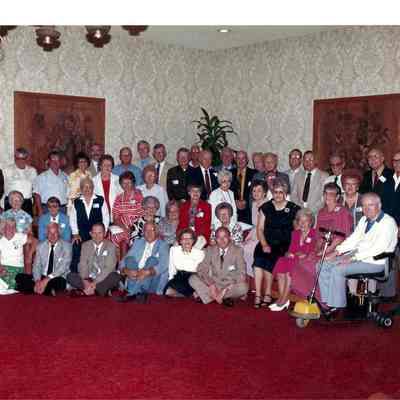 Photograph of the 40th Reunion for the Springfield High School Class of 1942, Springfield, Oregon, 1982