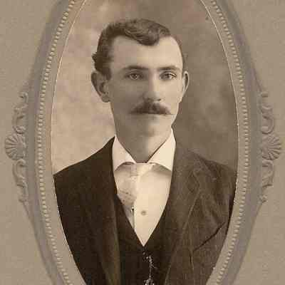 Photograph of portrait of R.G. Van Valzah