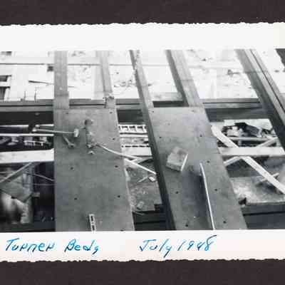 Photograph of close up of turner beds at booth-Kelly lumber mill