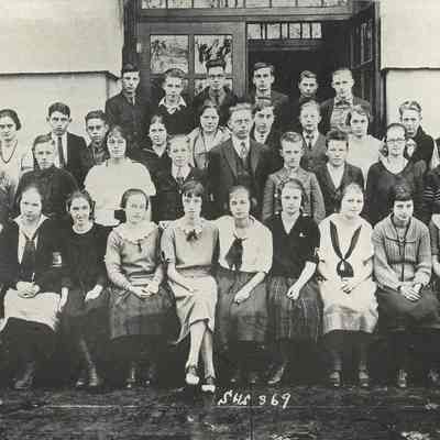 Photograph of Springfield High School Class of 1926, Springfield, Oregon, 1926