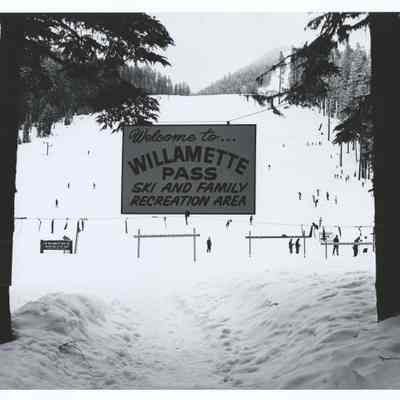Photograph of Willamette Pass Ski area, Oregon, 1969