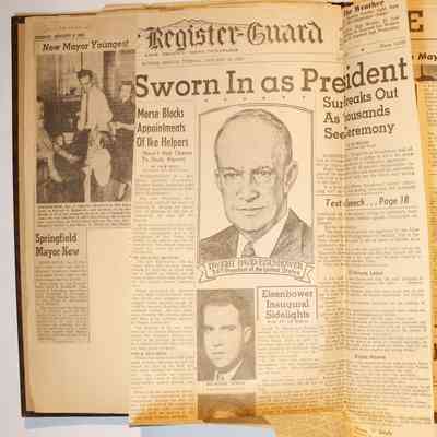 Page 4 unfolded newspaper clippings, part 1