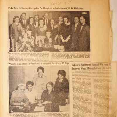 Page 9, unfolded newspaper clippings