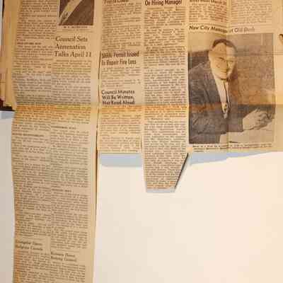 Page 16, unfolded newspaper clippings, part 2