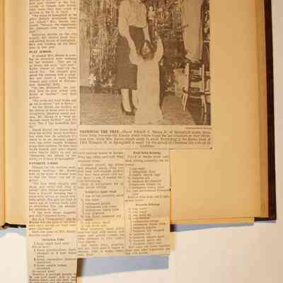 Page 33, unfolded newspaper clippings