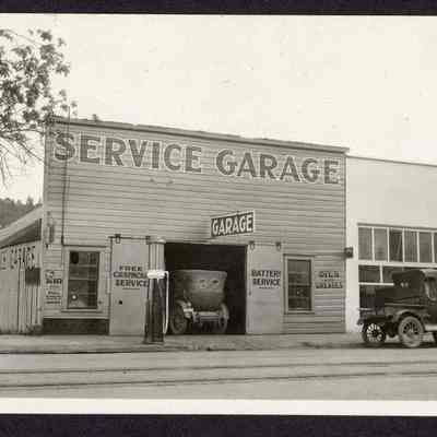 Photograph of Service Garage, Springfield, Oregon, 1930