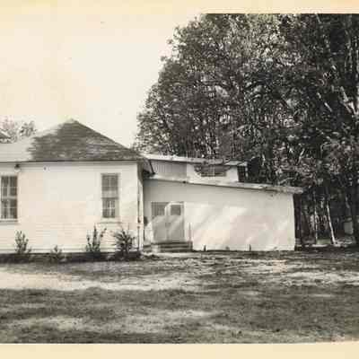 Photograph of Mohawk Elementary School on Donna road, Mohawk Oregon, 1940s