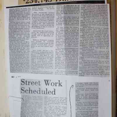 Page 28 photocopy of article which was cut out of scrapbook (Page 27 is cutout)