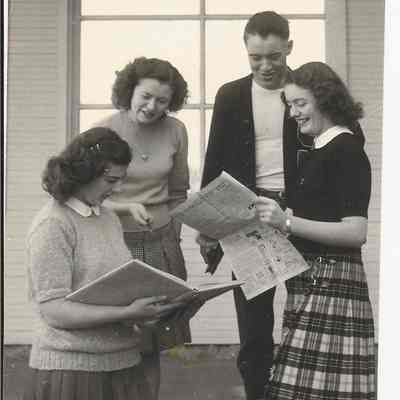 Union High School Newspaper staff 1949