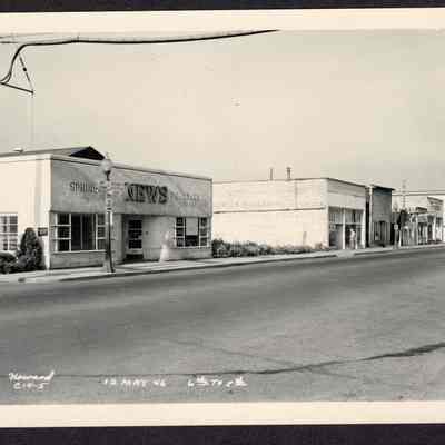 Photograph of Main St, Springfield, Oregon, 1946