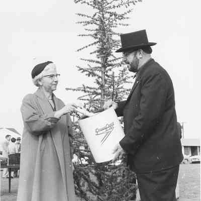 Photograph of Time Capsule and Centennial Tree, 1959