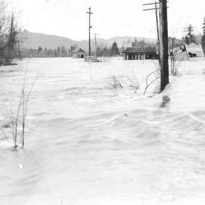 Photograph of flooding in Glenwood, 1927