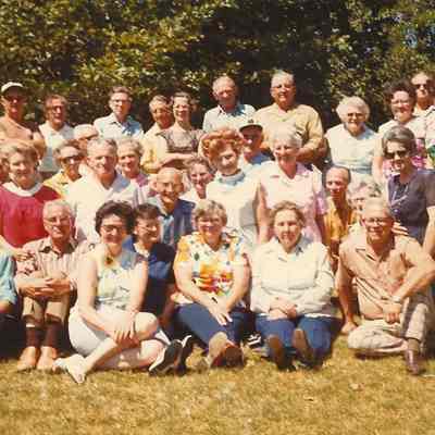 Photograph of Springfield High School Reunion, Willamalane Park, Springfield, Oregon, 1973