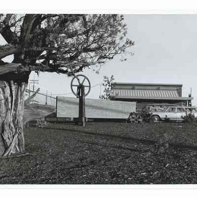 Photograph of "S-2 Schmidt and Smith Contractors" site and building, Springfield, circa 1970