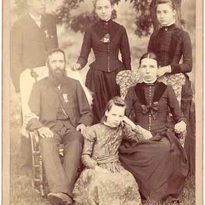 Photograph of Wylie Family, circa 1890