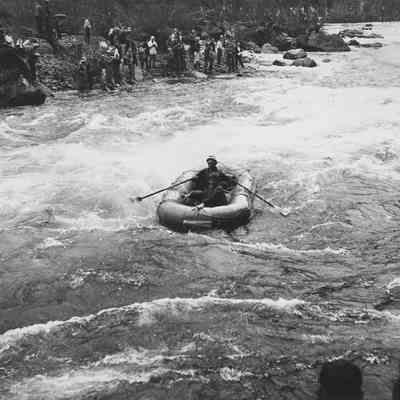 Photograph of White Water Boat Parade, Date Unknown