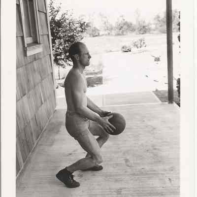 Photograph, Basketball Coach Paul Johnson, Springfield High School, between 1947-1948.