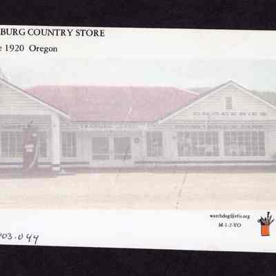 photograph of Leaburg Store, 1908-1920