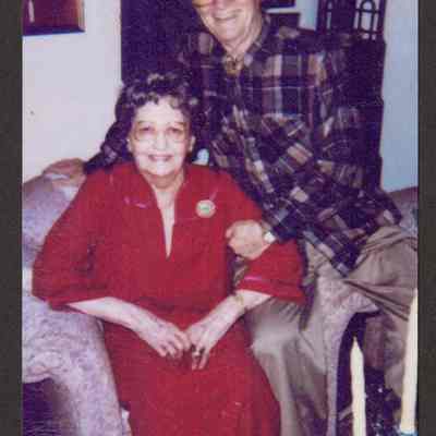 Photograph of Hazel and Jim Watson, circa 1970