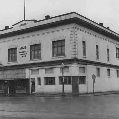 Photograph of Springfield IOOF Lodge no. 70, Springfield, Oregon, circa 1940