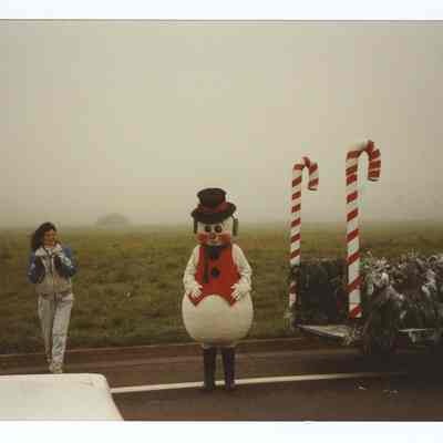 Photograph of the Springfield Christmas Parade, circa 1990