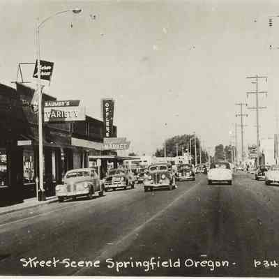 Photograph of Main street, date unknown
