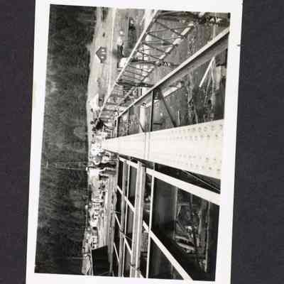 Photograph of Bridge Construction. March 3, 1937.