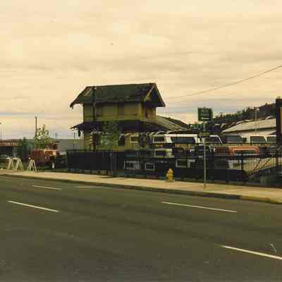 Photograph of Springfield Depot Moving Day, Springfield, OR, Date Unknown